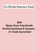 214 Florida Insurance Exam Study Guide PDF &vert; Florida 2-14 Life Insurance Practice Questions&comma; Test Bank & License Prep