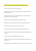 Bio 156 Final Exam Study Guide &vert;&vert; 100&percnt; Detailed Answers&period;
