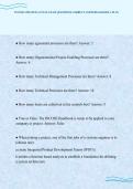 INCOSE UPDATED ACTUAL EXAM QUESTIONS CORRECT ANSWERS GRADED A PLUS