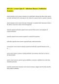 BIO 156 - Lecture Quiz &num;5 - Infectious Disease &vert;&vert; Verified for Accuracy&period;