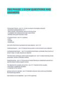 TBS PHASE 1 EXAM QUESTIONS AND ANSWER1&period;
