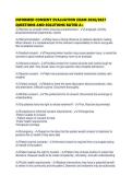 INFORMED CONSENT EVALUATION EXAM 2026&period;pdf&NewLine;