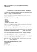 ENV 101 EXAM 4 QUESTIONS WITH VERIFIED ANSWERS