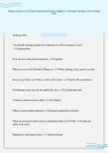INDIANA QMA STATE TEST PAPER QUESTIONS CORRECT ANSWERS GRADED A PLUS FORM&NewLine;TWO