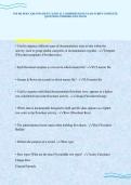 INP 402 EPICCARE INPATIENT CLINICAL COMPREHENSIVE EXAM SCRIPT COMPLETE&NewLine;QUESTIONS VERIFIED SOLUTIONS