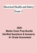Electrical Health & Safety Exam 2 Study Guide PDF &vert; Practice Questions&comma; Test Bank & OSHA Safety Prep