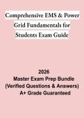 Comprehensive EMS & Power Grid Fundamentals for Students Exam Guide PDF &vert; Practice Questions&comma; Test Bank & Power Systems Prep