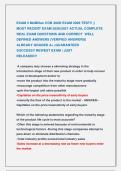 EXAM 3 McMillan COB 300D EXAM 2026 TEST&excl;&excl; &vert;&vert; &NewLine;MOST RECENT EXAM 2026&vert;2027 ACTUAL COMPLETE &NewLine;REAL EXAM QUESTIONS AND CORRECT  WELL                &NewLine;DEFINED ANSWERS &lpar;VERIFIED ANSWERS&rpar;            &NewLine;ALREADY GRADED A&plus; &vert;GUARANTEED                 &NewLine;SUCCESS&excl;&excl; NE