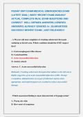 FISDAP UNIT EXAM&colon;MEDICAL EMERGENCIES EXAMS &vert;&vert; MOST RECENT EXAMS 2026&vert;2027 