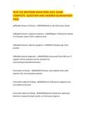 NUR 550 Midterm Exam Questions and Answers &vert; Verified Study Guide &vert; Latest 2025 Edition &vert; Comprehensive Nursing Review &vert; Graded A&plus;