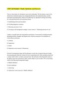 CMN 548 Module 3 Study Questions and Answers
