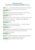 MGMT 3301 Chapter 1&NewLine;UPDATED ACTUAL Questions and CORRECT Answers