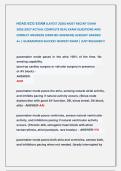 HOAG ECG EXAM &lpar;LATEST 2026&rpar; MOST RECENT EXAM &NewLine;2026&vert;2027 ACTUAL COMPLETE REAL EXAM QUESTIONS AND &NewLine;CORRECT ANSWERS &lpar;VERIFIED ANSWERS&rpar; ALREADY GRADED &NewLine;A&plus; &vert; GUARANTEED SUCCES&excl;&excl; NEWEST EXAM &vert; JUST RELEASED&excl;&excl;
