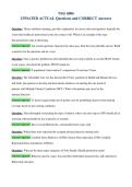 NSG 6006&NewLine;UPDATED ACTUAL Questions and CORRECT Answers