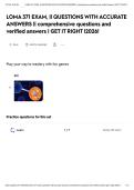 LOMA 371 EXAM&comma; &vert;&vert; QUESTIONS WITH ACCURATE ANSWERS &vert;&vert; comprehensive questions and verified answers &vert; GET IT RIGHT &vert;2026&excl;&NewLine;&NewLine;