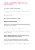 MRT LeveL 1 TesT LaTesT 2026 &vert; 2027 eXaM WITH CORReCT aCTUaL QUesTIONs aND CORReCTLY WeLL DeFINeD aNsWeRs LaTesT aLReaDY GRaDeD a&plus;&NewLine;