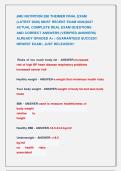 JMU NUTRITION 280 THEIMER FINAL EXAM               &NewLine;&lpar;LATEST 2026&rpar; MOST RECENT EXAM 2026&vert;2027 &NewLine;ACTUAL COMPLETE REAL EXAM QUESTIONS               &NewLine;AND CORRECT ANSWERS &lpar;VERIFIED ANSWERS&rpar;  &NewLine;ALREADY GRADED A&plus; &vert; GUARANTEED SUCCES&excl;&excl; &NewLine;NEWEST EXAM &vert; JUST RELE