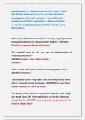 MAMMOGRAPHY BOARD EXAM &lpar;LATEST  2026&rpar; &vert;&vert; MOST &NewLine;RECENT EXAM 2026&vert;2027 ACTUAL COMPLETE REAL                 &NewLine;EXAM QUESTIONS AND CORRECT  WELL DEFINED &NewLine;ANSWERS &lpar;VERIFIED ANSWERS&rpar; ALREADY GRADED                     &NewLine;A&plus; &vert;GUARANTEED SUCCESS&excl;&excl; NEWEST EXAM &vert; 
