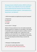 Menopause Society Certified Practitioner &lpar;MSCP&rpar; Certification &NewLine;Exam &vert;&vert; &lpar;latest version 2026&rpar; Most Recent Exam 2026&vert;2027 &NewLine;Actual Complete Real Exam Questions And Correct Answers &NewLine;&lpar;Verified Answers&rpar; Already Graded A&plus; &vert; Guaranteed Success&excl;&excl; &NewLine;Newest Exam 