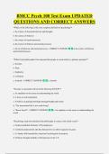 BMCC Psych 100 Test Exam UPDATED &NewLine;QUESTIONS AND CORRECT ANSWERS