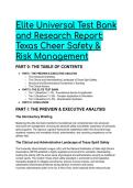2026&sol;2027 S-Tier Texas Cheer Safety & Risk Management Test Bank &lpar;UIL&sol;NFHS Compliant&rpar; &vert; 21&plus; Elite Scenarios&comma; RTP Protocols & Executive Analysis