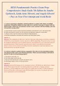HESI Fundamentals of Nursing Practice Exam Prep&colon; 180 Questions with Rationales & Comprehensive Study Guide