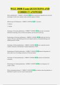 WGU D080 Exam QUESTIONS AND &NewLine;CORRECT ANSWERS