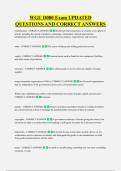 WGU D080 Exam UPDATED &NewLine;QUESTIONS AND CORRECT ANSWERS