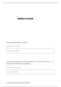 WSSOC ANNEX D QUESTIONS AND VERIFIED ANSWERS