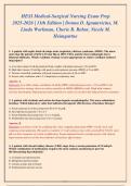 HESI Medical-Surgical Nursing Exam Preparation