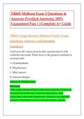 NR601 Midterm Exam 2 Questions & Answers &lpar;Verified Answers&rpar;&comma; 100&percnt; Guaranteed Pass &vert;&vert;Complete A&plus; Guide