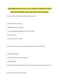 NFHS BASKETBALL RULES  EXAM  &vert;COMPLETE QUESTIONS WITH 100&percnt; RATED EXPERT SOLUTIONS &vert;2026 LATEST UPDATED