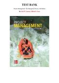 Test Bank for Project Management&colon; The Managerial Process&comma; 8th Edition by Erik Larson&comma; Clifford Gray&comma; Chapter 1-16 &vert; All Chapters