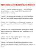 NY Boaters Exam Newest 2026 Questions and Correct Answers &lpar;Latest 2026 &sol; 2027 Update&rpar; Graded A&plus; Verified by Experts