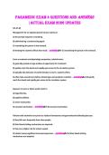Paramedic Exam 4 Questions and answers&NewLine;&vert;Actual EXAM 2026 Updates 