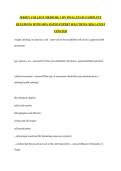 JERSEY COLLEGE MEDSURG 1 RN FINAL EXAM &vert;COMPLETE QUESTIONS WITH 100&percnt; RATED EXPERT SOLUTIONS &vert;2026 LATEST UPDATED