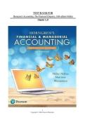 Test Bank for Horngren's Accounting&comma; The Financial Chapters 14th Edition Nobles &vert; Chapters 1-17 &vert; Complete Exam Guide with Practice Questions & Answers&NewLine;