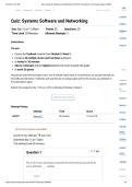CSIS 110&vert;Quiz&colon; Systems Software and Networking&vert; Updated With complete solution&vert; Rated A&plus; &vert; NEW EDITION&vert; Liberty University