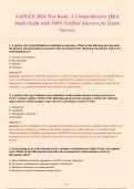 NAPLEX 2024 Test Bank&colon; 150 Comprehensive Q&A with Verified Answers & Detailed Rationales &vert; Guaranteed Exam Success&NewLine;&NewLine;