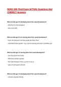NURS 280 Final Exam ACTUAL Questions And CORRECT Answers