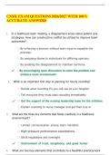 CNML Exam Questions & Answers 2026&sol;2027 &vert; Comprehensive Exam Review &vert; Latest Update &vert; Graded A&plus;