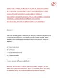 ABSA EXAM &sol; AMERICAN BOARD OF SURGICAL ASSISTANT &lpar;ABSA&rpar; ACTUAL EXAM 2026&sol;2026 PREP QUESTIONS COMPLETE ACCURATE EXAM APPROVED QUESTIONS AND CORRECT VERIFIED SOLUTIONS WITH DETAILED RATIONALES &lpar;100&percnt; CORRECT VERIFIED ANSWERS&rpar; LATEST UPDATED VERSION 2026 EDIT