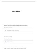 AOII TEST QUESTIONS AND VERIFIED ANSWERS&period;&period;