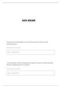 AOII MEMBERSHIP QUESTIONS AND VERIFIED ANSWERS