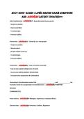 ACCT 2000- Exam 1 Lowe-Ardoin Exam Questions&NewLine;and answers latest updates&excl;&excl;&excl;&excl;
