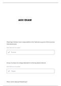 AOII STUDY GUIDE QUESTIONS AND VERIFIED ANSWERS&period;&period;