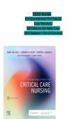 Test Bank for Introduction to Critical Care Nursing 8th Edition by Mary Lou Sole&NewLine;