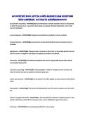 Acct 2000 Exam 1 LSU Complete Questions and ANSWERS latest&NewLine;updates 2026 Guaranteed to pass Graded A&plus;