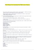 WGU Finance Pre Assessment Test With Correct Answers
