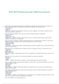 WGU 363 OA Practice Q Lesson 2 With Correct Answers